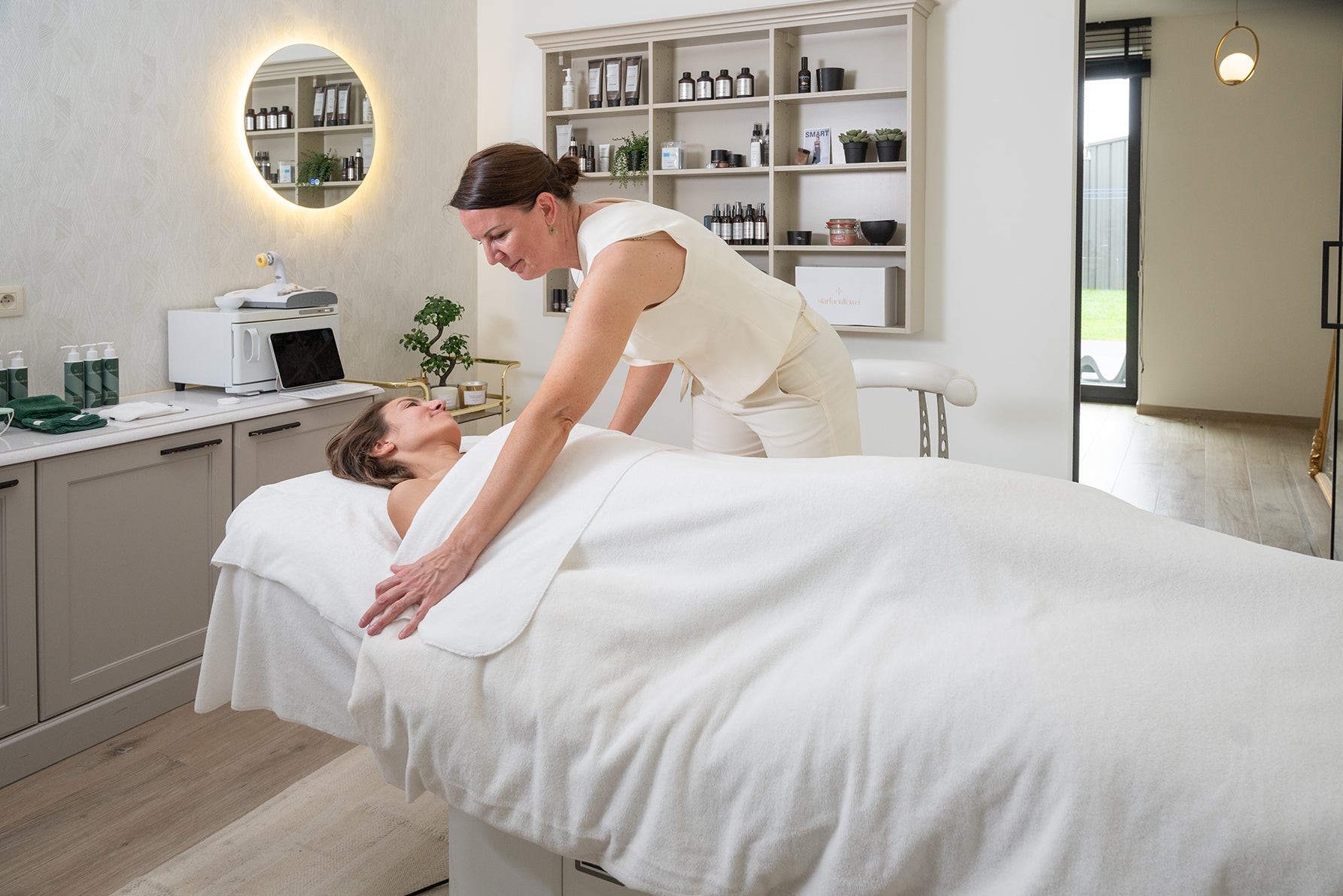 Starfacialtowel Donsdeken + gratis vulling